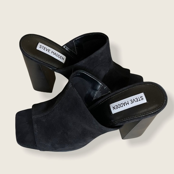 STEVE MADDEN Teles Slide Sandal Black Size 10 NWT - Picture 9 of 10